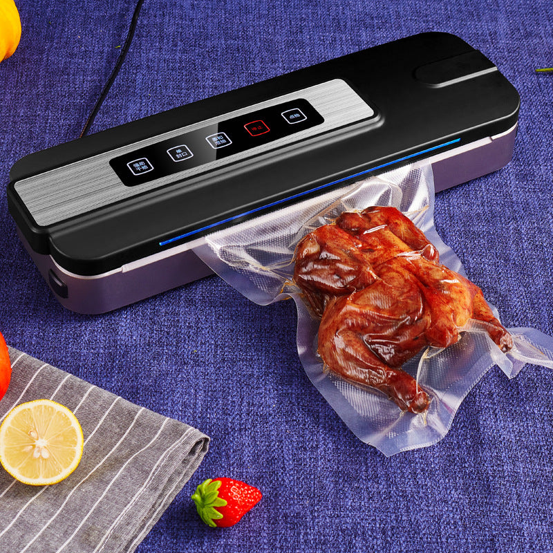 Vacuum Sealing Compressed Food