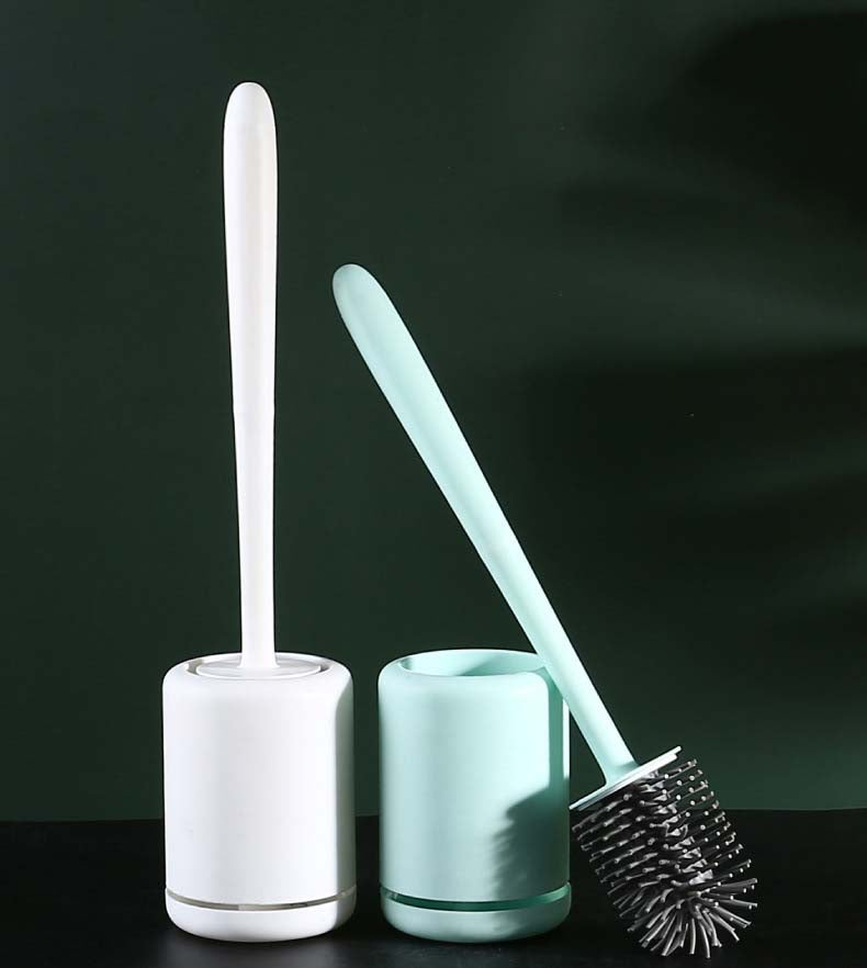 Water-free Wall-mounted Nordic Silicone Toilet Brush Set