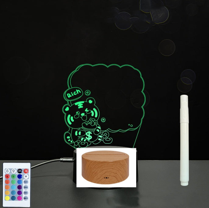 3D Acrylic Board Handwriting Message Board LED Light