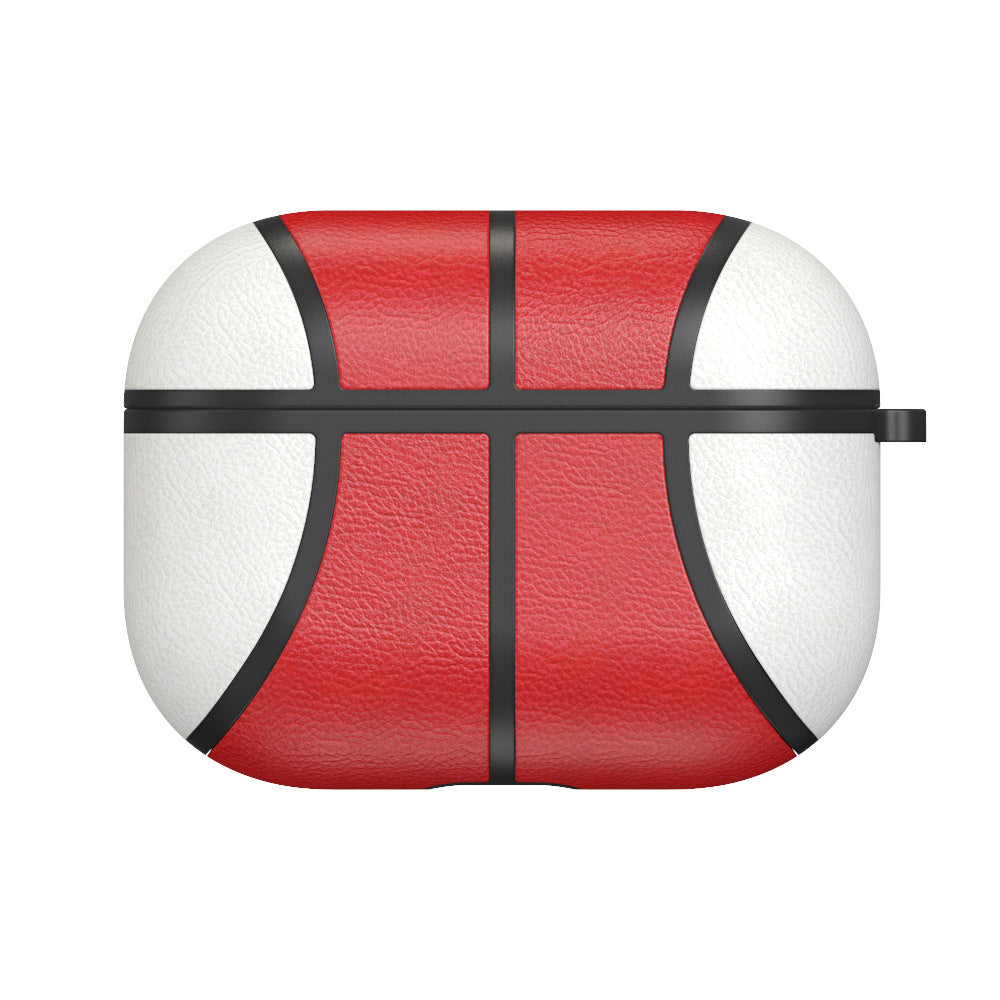 Basketball Headphone Case Handmade Leather