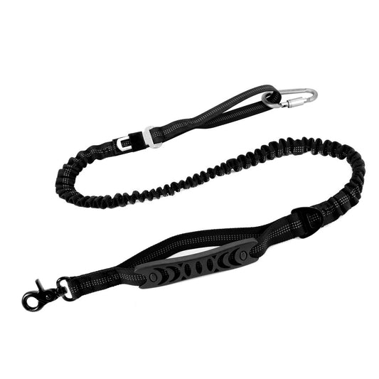 Dog Leash, Dog Leash For Large Dogs, Multifunctional Dog Leashes For Medium Dogs, Adjustable Dog Leash With Car Seatbelt, 4-6 FT Strong Bungee Dog Leash