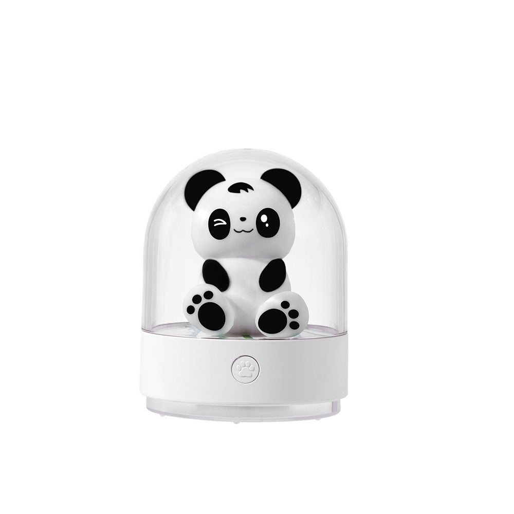 3d Creative Panda Car Bedside Night Light Usb Charging Led Table Lamp