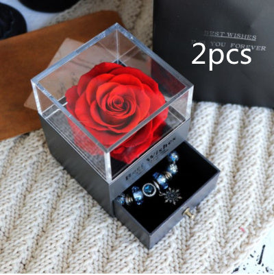 Eternal Flower Rose Jewelry Box