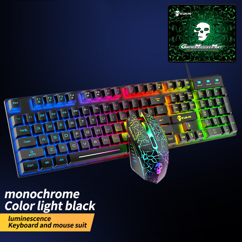 Kuiying T6RGB Luminous Keyboard And Mouse Set