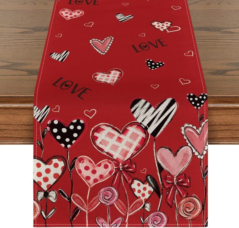 Valentine's Day Table Runner