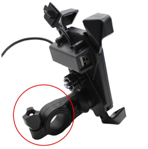 Motorcycle phone holder electric charger