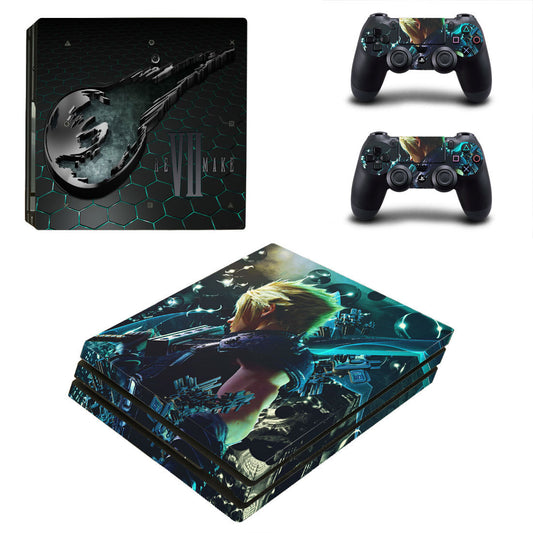 Game Theme Final Fantasy 7 PS4 PRO Sticker