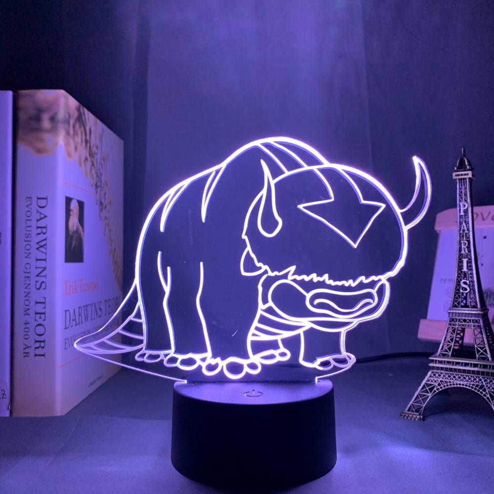 Bull bull fighting 3d lamp