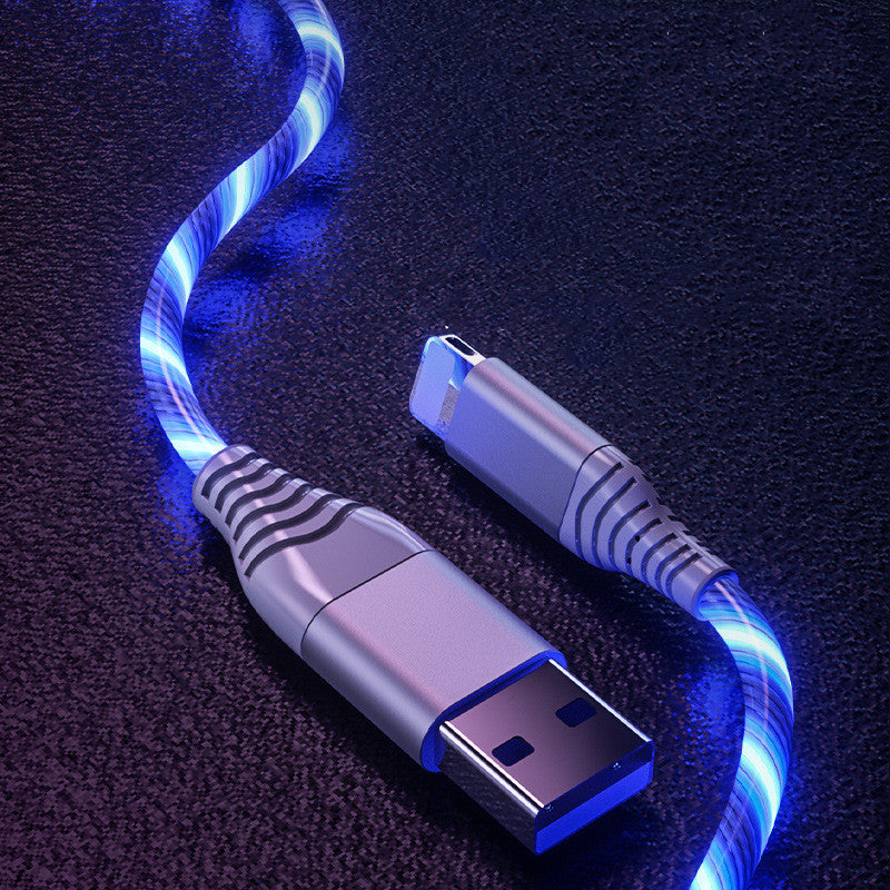 USB charging and lighting data cable