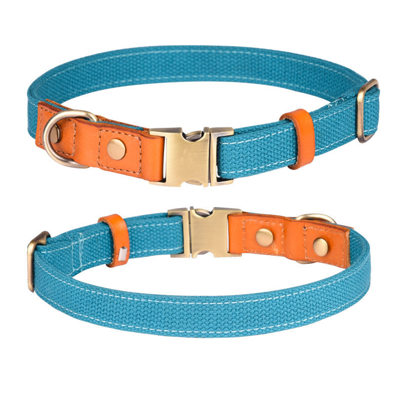 Engraved Pet Collar Comfortable Leather