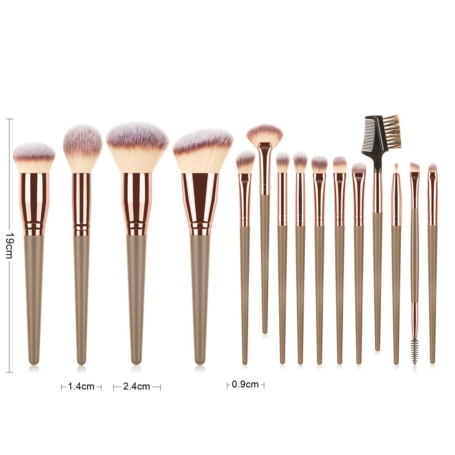 Beauty tools 15 makeup brushes set eye shadow brush