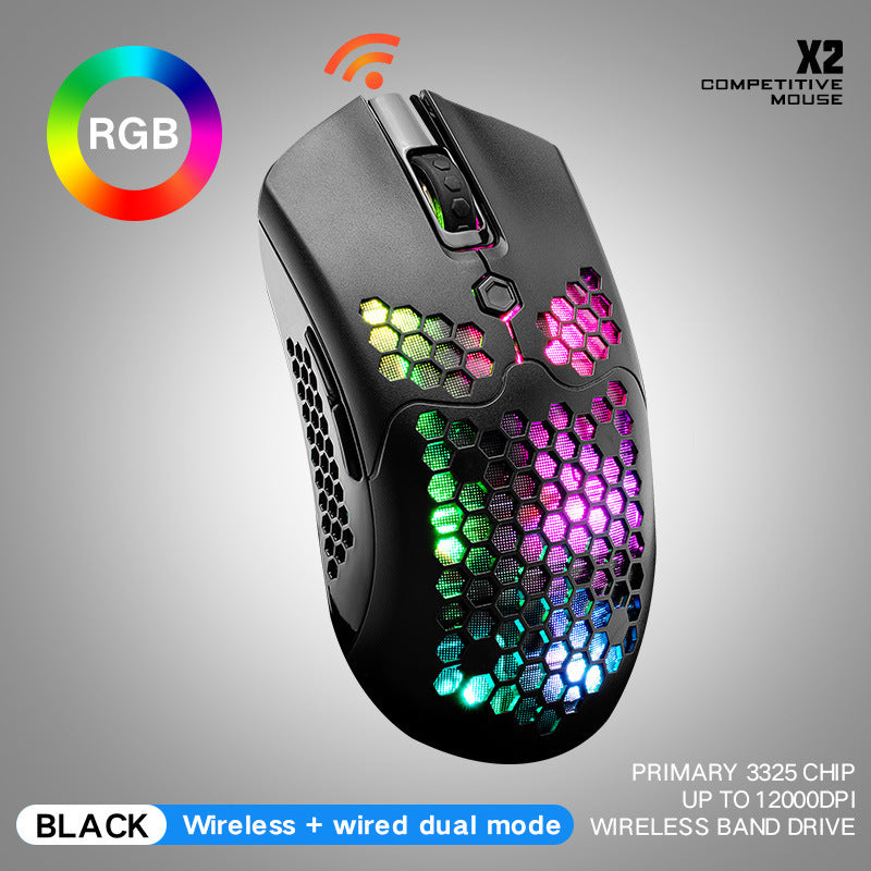 Wolf X2 wireless mouse RGB