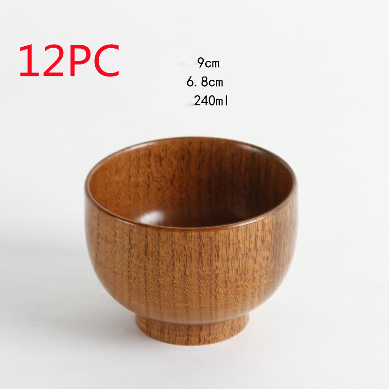 natural wooden bowl