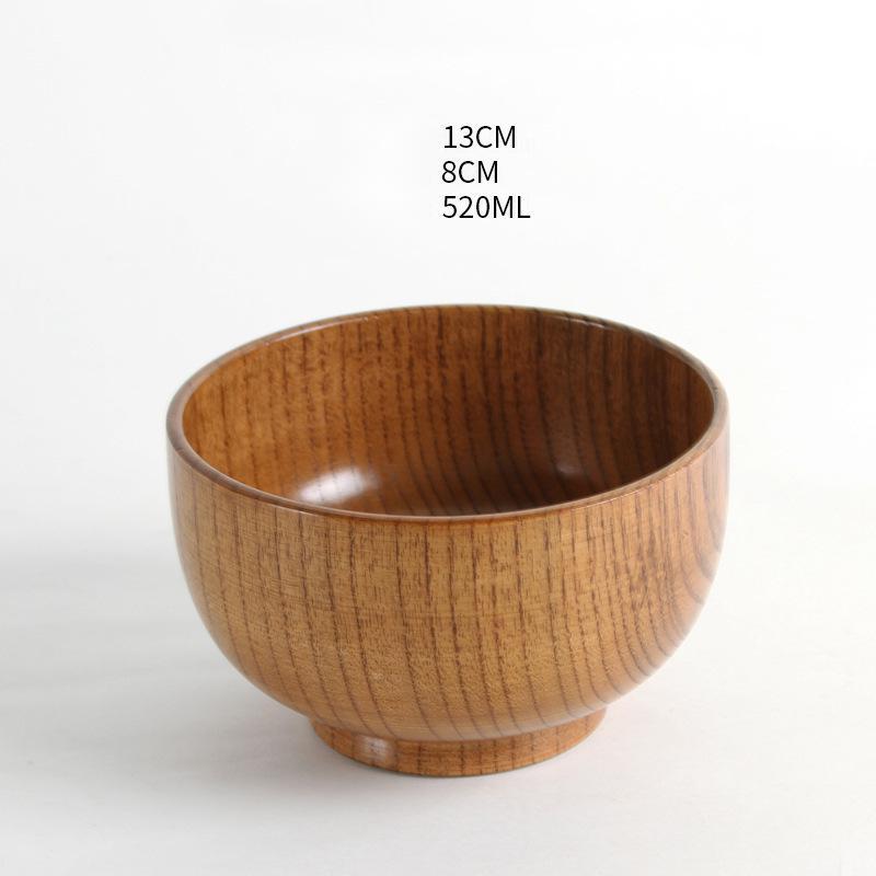 natural wooden bowl