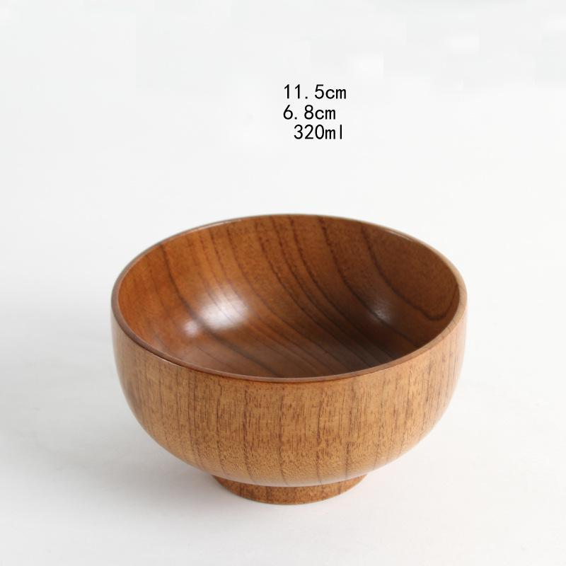 natural wooden bowl