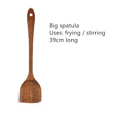 Non-stick cooking special wooden spatula