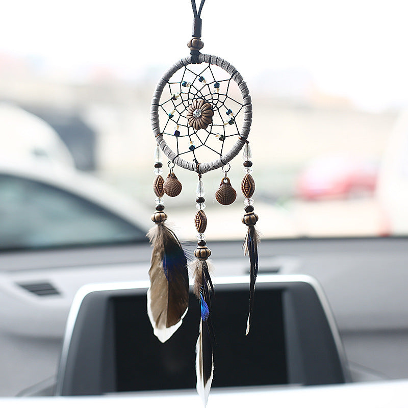 Car Decoration Wind Chime Pendant Small Dream Catcher