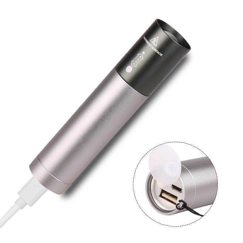 USB rechargeable emergency flashlight