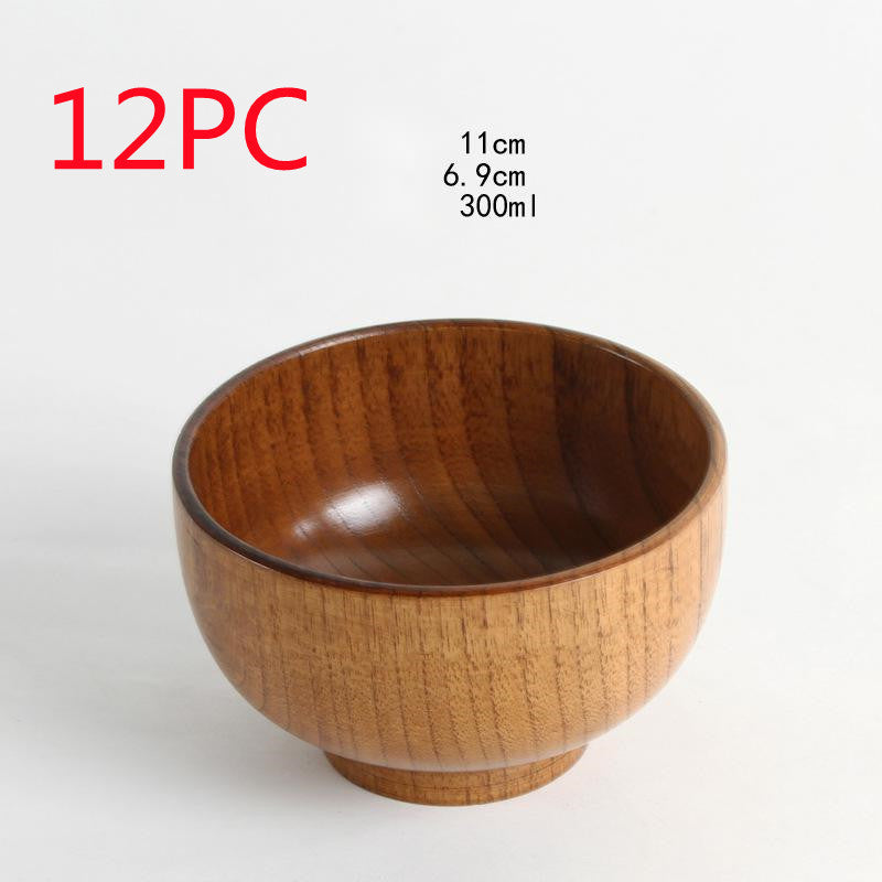 natural wooden bowl