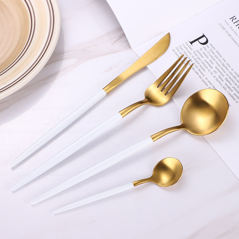 stainless steel spoon set