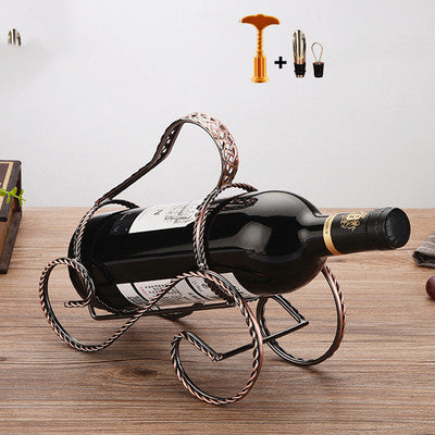 Wrought Iron Wine Rack