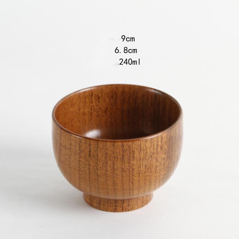 natural wooden bowl