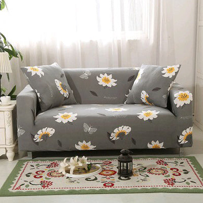 Printed Cushion Sofa Cover