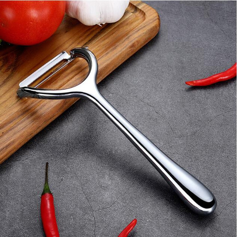 Multifunctional household manual fruit peeler