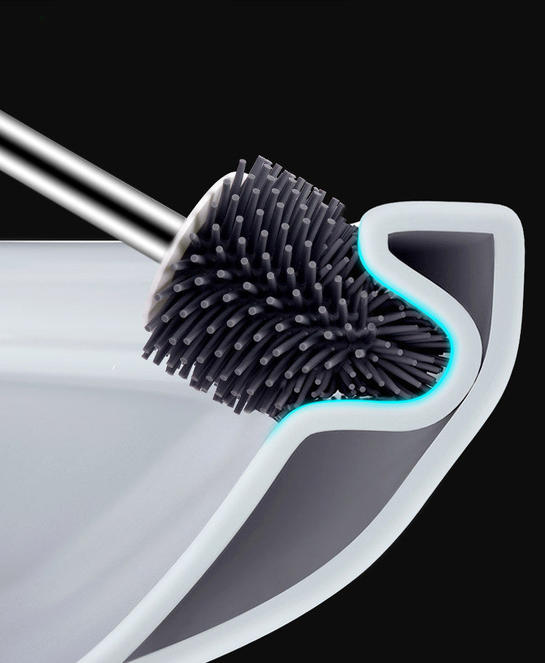 Toilet cleaning brush set round-bottomed toilet brush