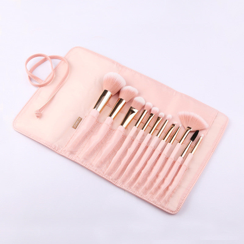 Makeup Brush Set 12 Tip Tail Handle Makeup Brush Set