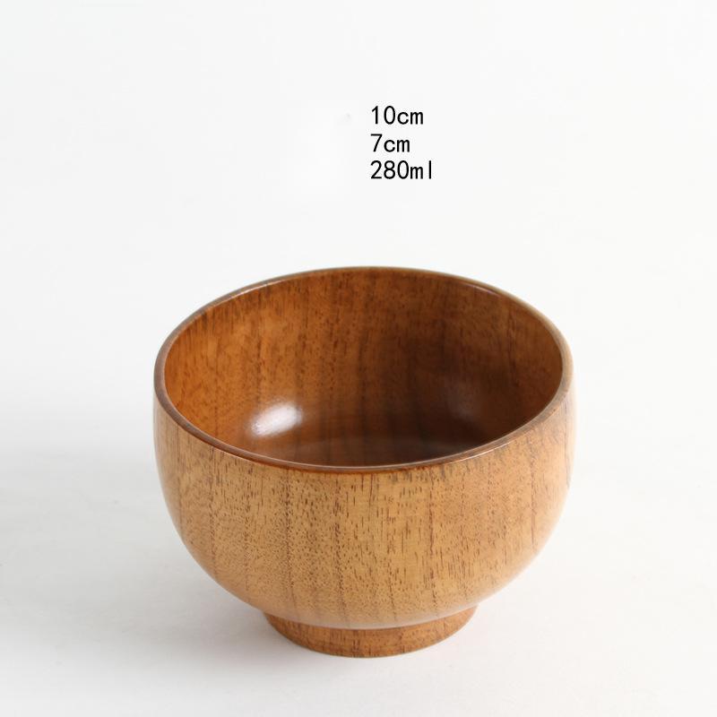 natural wooden bowl