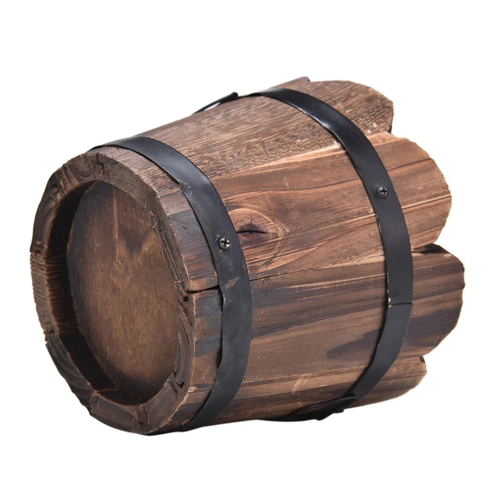 Vintage Whiskey Barrel Planter