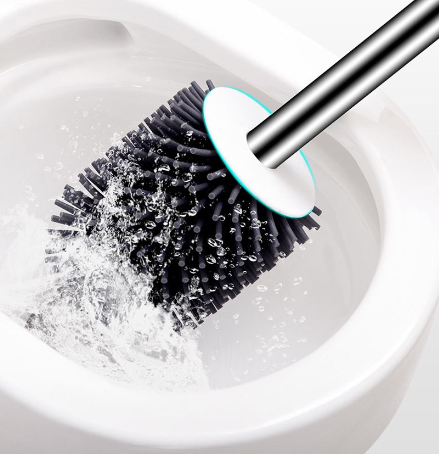 Toilet cleaning brush set round-bottomed toilet brush