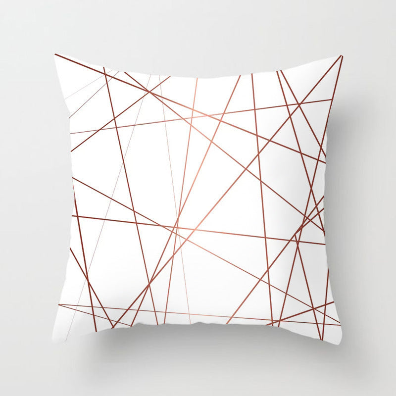 Pink sofa cushion pillowcase