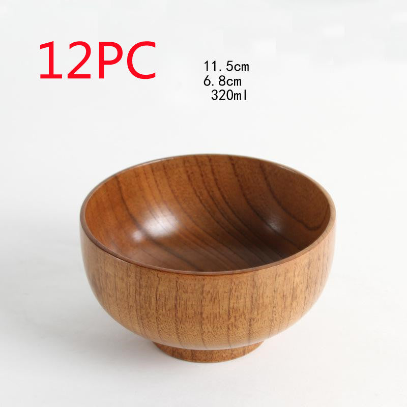 natural wooden bowl