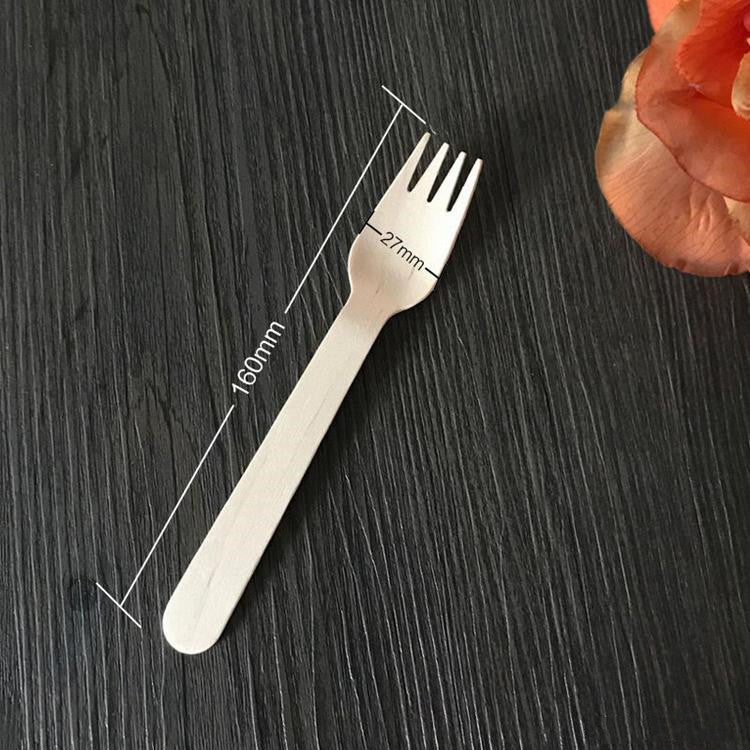 Disposable wooden tableware