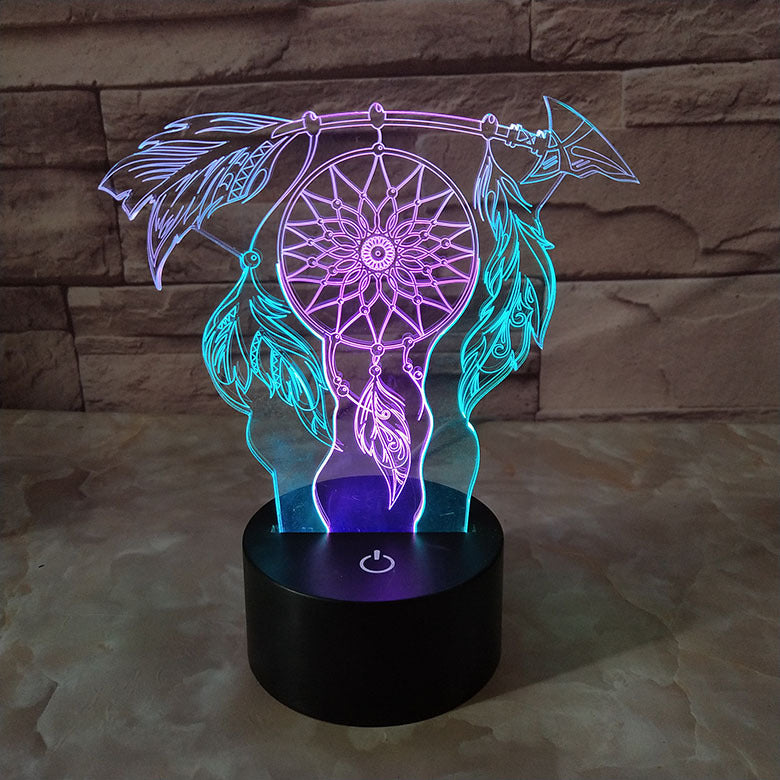 Dream 3D visual night light