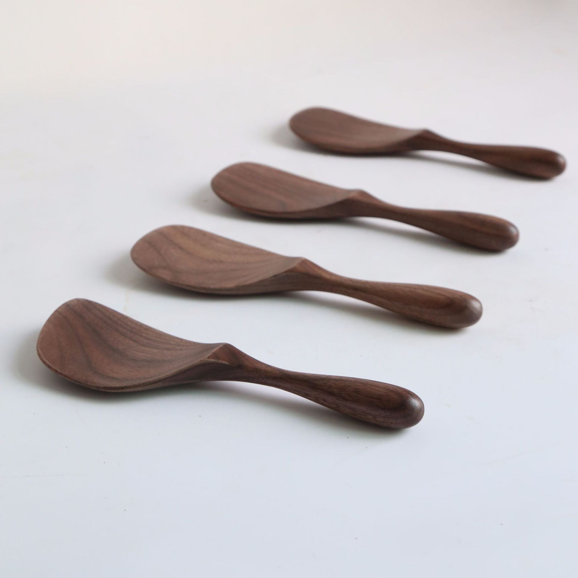 Black walnut cutlery spoon