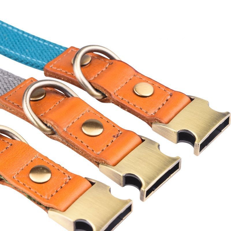 Engraved Pet Collar Comfortable Leather