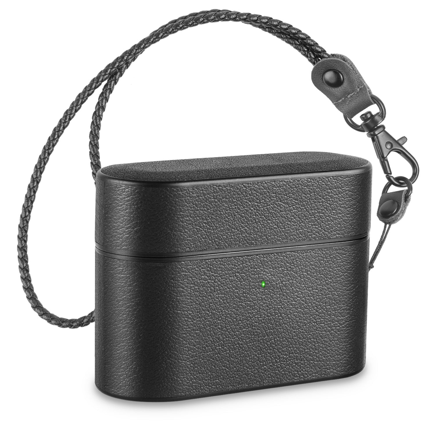 Compatible with Apple, Wireless Bluetooth Headset Leather Case Charging Box