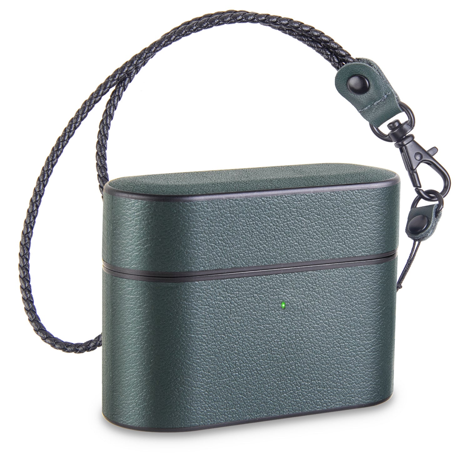 Compatible with Apple, Wireless Bluetooth Headset Leather Case Charging Box