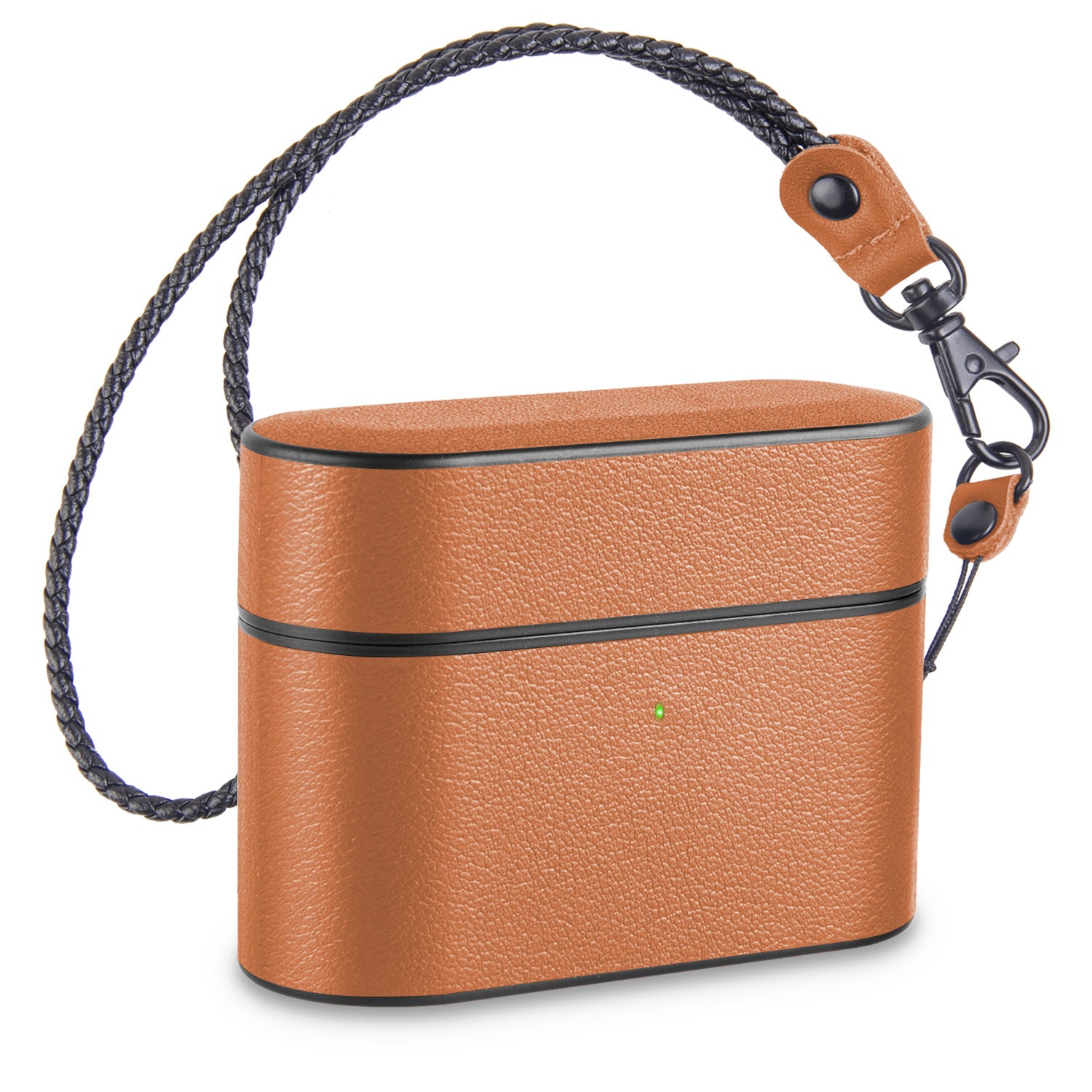 Compatible with Apple, Wireless Bluetooth Headset Leather Case Charging Box