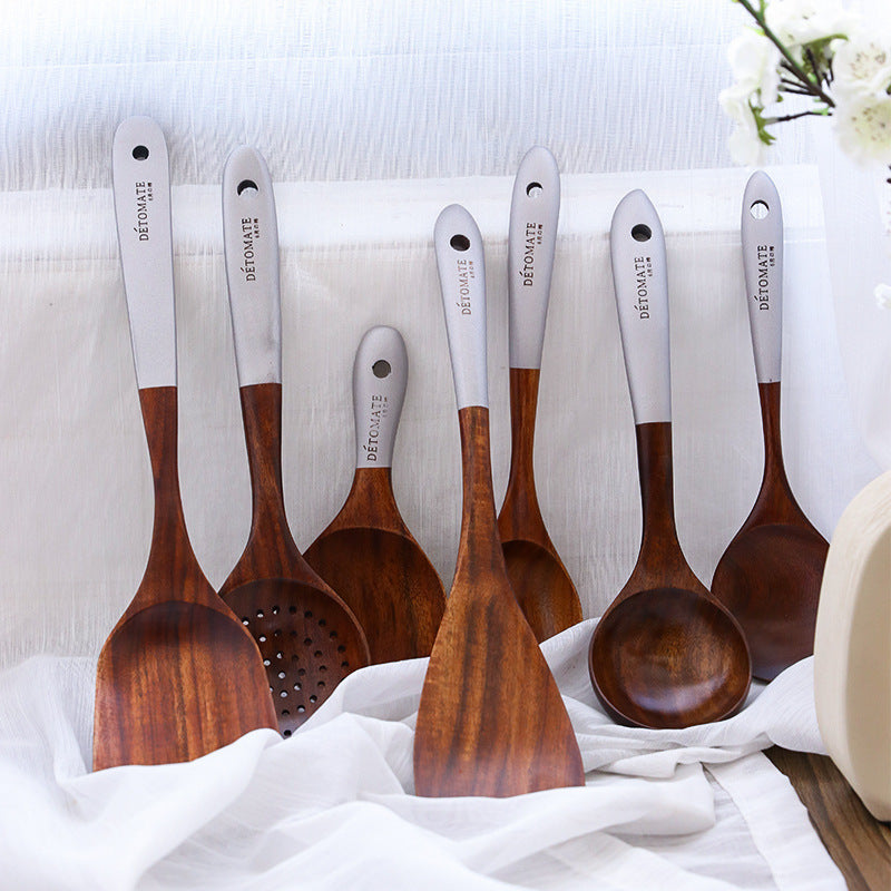 Wooden Kitchen Utensils Set