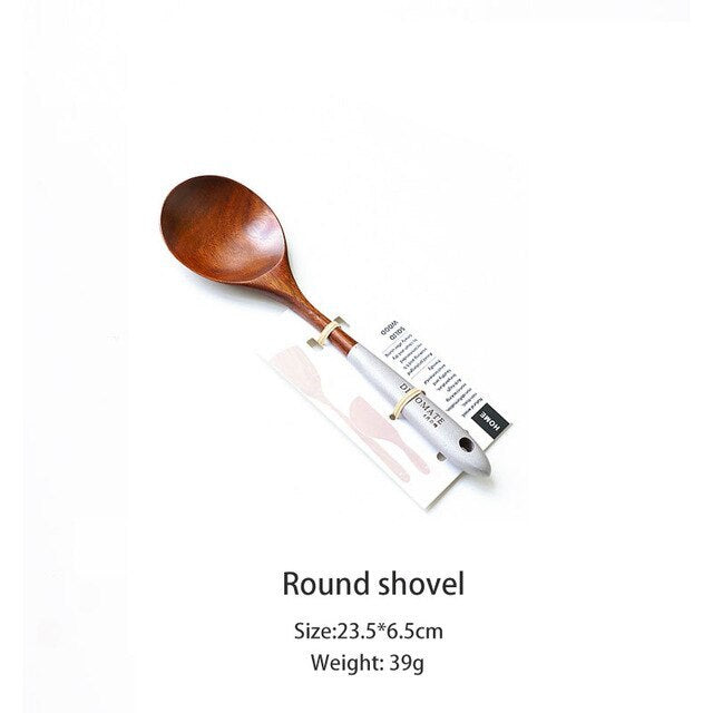 Wooden Kitchen Utensils Set