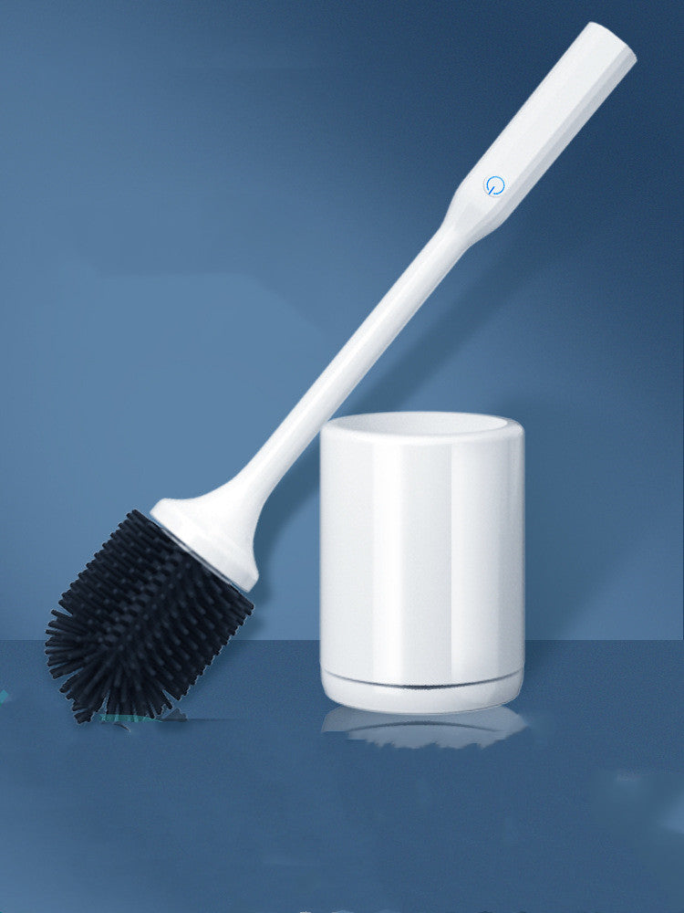 Toilet Brush Rubber Head Holder Cleaning Brush For Toilet Wall Hanging Household Floor Cleaning Bathroom Accessories