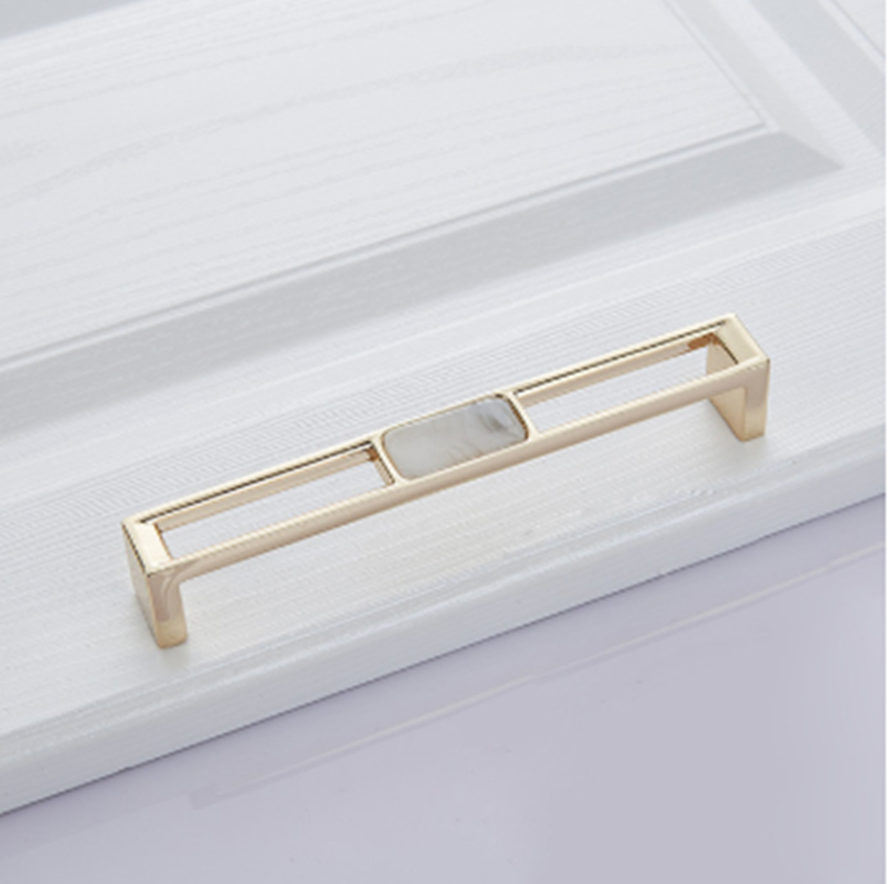 Golden Drawer Handle Wardrobe Door Handle Modern Light Luxury Cabinet