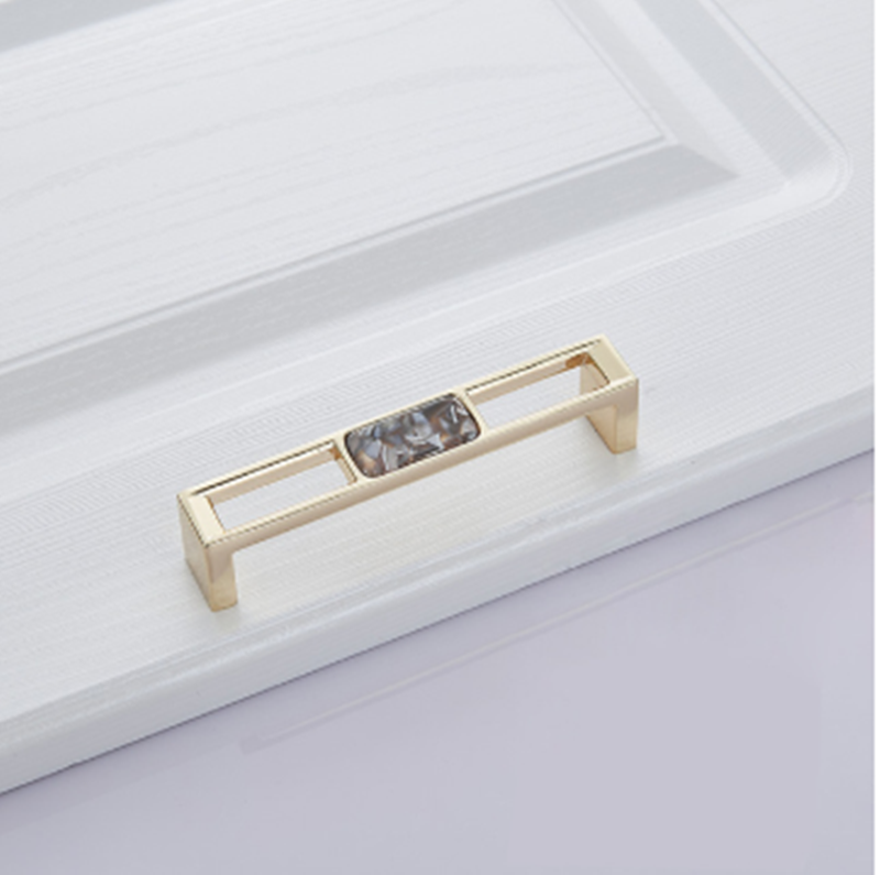 Golden Drawer Handle Wardrobe Door Handle Modern Light Luxury Cabinet