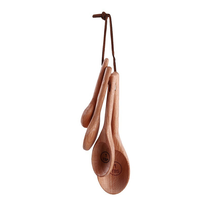 Wooden Quality Spoon Four-Piece