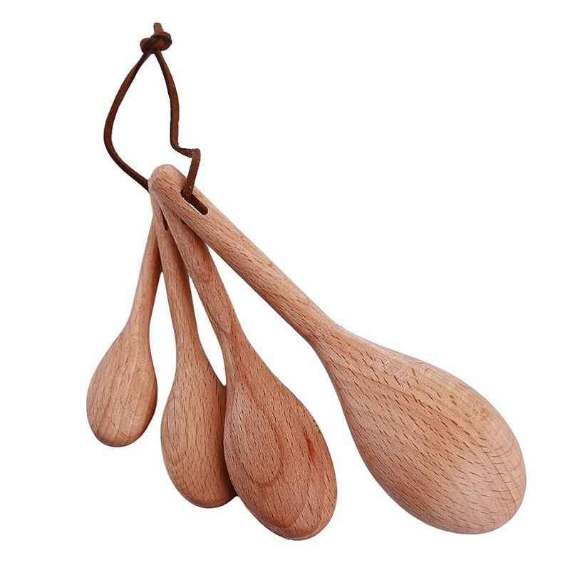 Wooden Quality Spoon Four-Piece