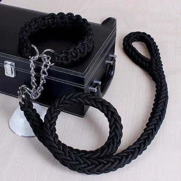 Nylon Pet Leash Medium And Large Dog Collar